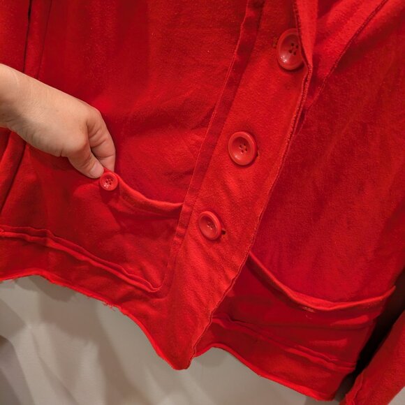 Graphic tee/patched Annabella Hooded button up - Picture 4 of 9